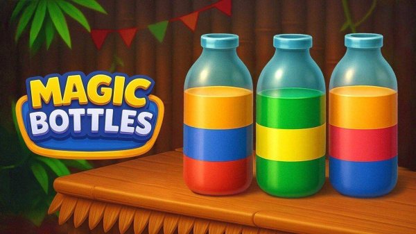 Magic Bottles Puzzle Game Online - Puzzle Game