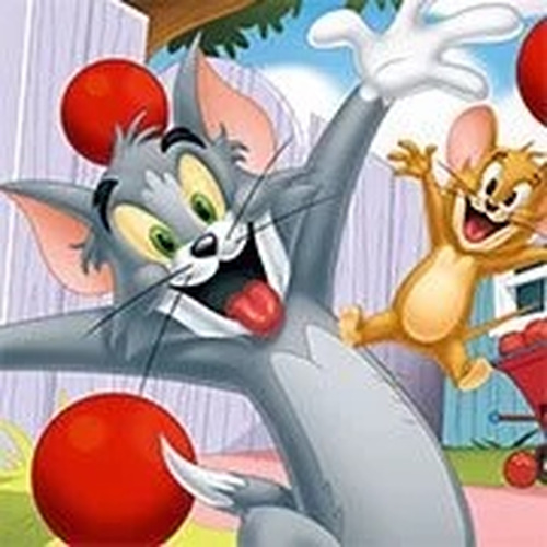 Backyard Fun: Tom and Jerry Playful Match