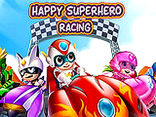 Happy Superhero Racing Online Game