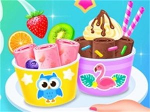 Baby Taylor Ice Cream Roll Fun Online Cooking Game