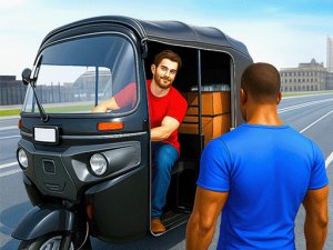 City Tuk Tuk Rickshaw Driving Game - Driving Simulator