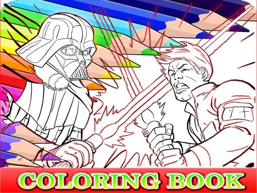 Darth Vader Coloring Book Online Game - Coloring Game