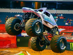Monster Truck Racing Puzzle Online Game - Jigsaw Puzzle