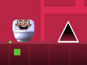 Geometry Dash Skibidi Toilet Online Arcade Game