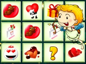 Valentines Cards Match Online Puzzle Game