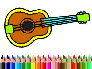 BTS Music Instrument Coloring Book Online Game - Coloring Game