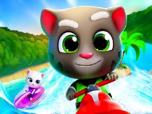 Cartoon Talking Tom Jigsaw Puzzle Online Game - Puzzle Game