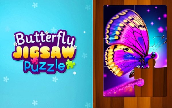Butterfly Jigsaw Puzzle Online Game