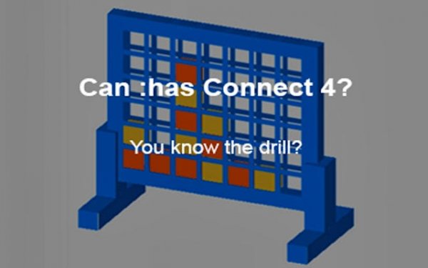 Can Has Connect 4 Strategy Board Game Online