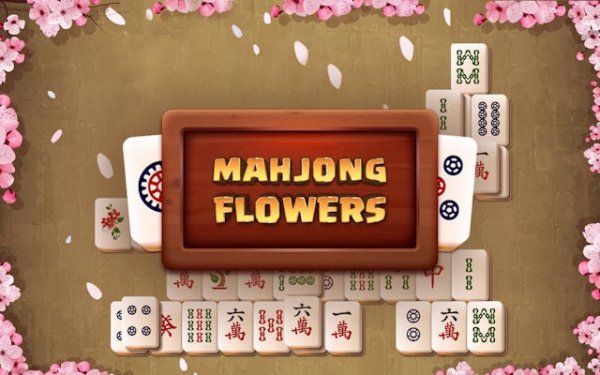 Mahjong Flowers Solitaire Online Puzzle Game