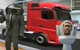 Truck Simulator Skibidi Toilet - Logistics Tycoon Game