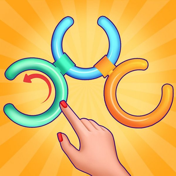Untangle Rings Master Puzzle Game - Logic Puzzle