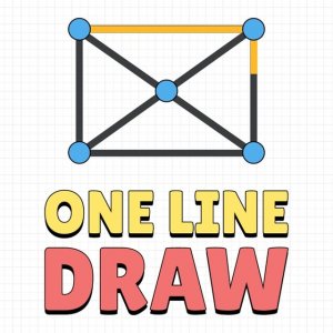 One Line Draw Puzzle Game - Logic Puzzle Game