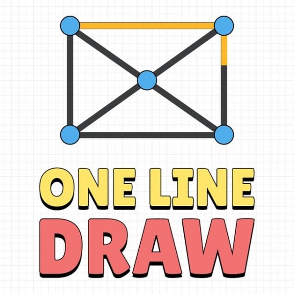 One Line Draw Puzzle Game - Logic Puzzle Game