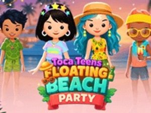 Toca Teens Floating Beach Party Online Dress-Up Game