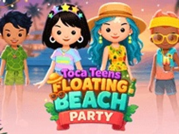 Toca Teens Floating Beach Party Online Dress-Up Game