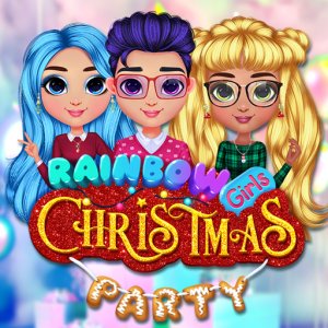 Rainbow Girls Christmas Party Makeover Game