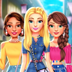 BFFs Trendy Squad Fashion Dress Up Game
