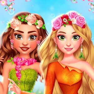 BFFs Flowers Inspired Fashion Dress Up Game