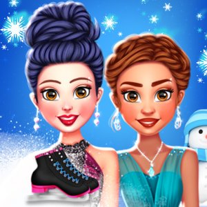 Princess Winter Ice Skating Outfits - Dress Up Game