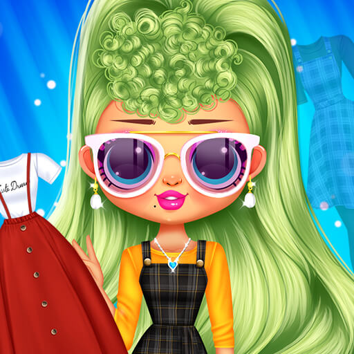 BFFs Pinafore Fashion Dress Up Game