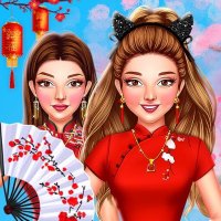 Celebrity's Chinese New Year Look Dress Up Game