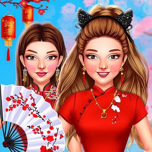 Celebrity's Chinese New Year Look Dress Up Game