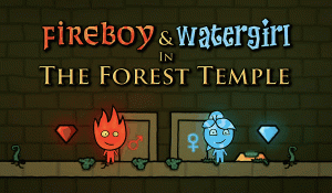 Fireboy and Watergirl in the Forest Temple Online Puzzle Game
