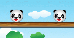 Fancy Pandas Puzzle Game Online - Gravity Puzzle Game