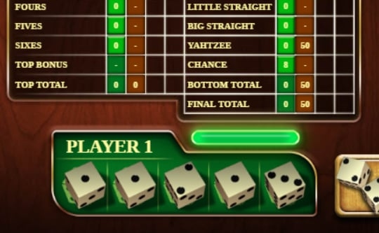 Yahtzee Online Game
